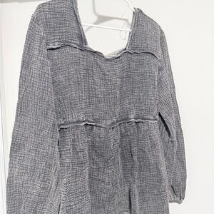 Entro Gray Textured Sweater